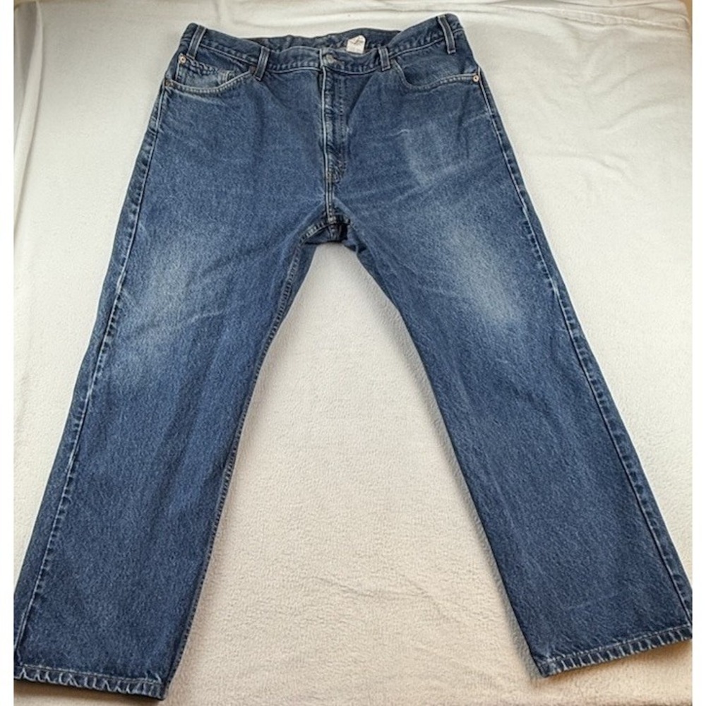 Levi's 505 Regular Fit Jeans Men's 42x30 Straight Leg Workwear Chore Rancher